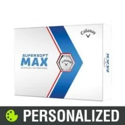 2023 Callaway Supersoft MAX Personalized White Golf Balls