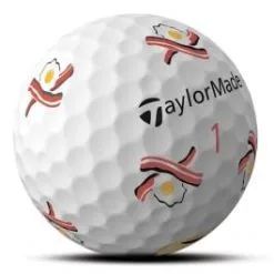 TaylorMade TP5 Pix Bacon And Eggs Breakfast Single Golf Ball